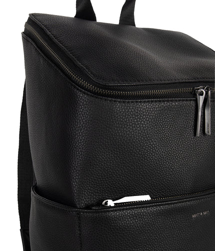 DEAN Vegan Backpack - Grain | Color: Black - variant::black