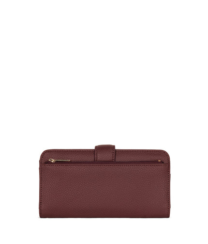 FLOATSM Small Vegan Wallet - Grain | Color: Cherry - variant::cherry