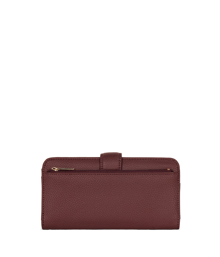 FLOATSM Small Vegan Wallet - Grain | Color: Cherry - variant::cherry