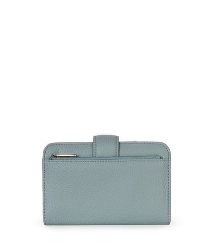 FLOATSM Small Vegan Wallet - Grain | Color: Aquamarine - variant::aquamarine