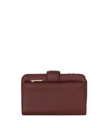 FLOATSM Small Vegan Wallet - Grain | Color: Cherry - variant::cherry