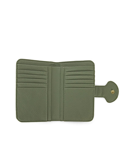 FLOATSM Small Vegan Wallet - Grain | Color: Olivine - variant::olivine
