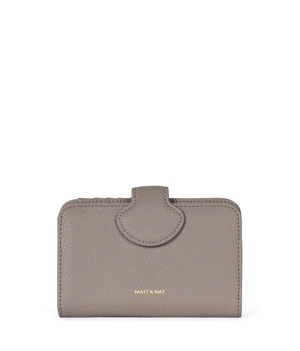 FLOATSM Small Vegan Wallet - Grain | Color: Plateau - variant::plateau