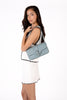 ISABELLE Vegan Shoulder Bag – Grain | Color: Aquamarine - variant::aquamarine