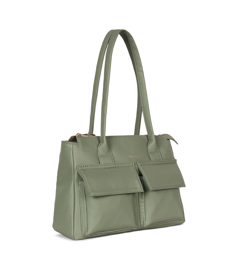 JORDI Vegan Tote Bag – Grain | Color: Olivine - variant::olivine
