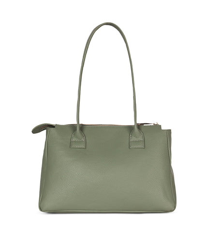 JORDI Vegan Tote Bag – Grain | Color: Olivine - variant::olivine