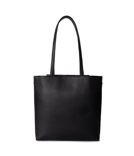 KOE Vegan Tote Bag - Grain | Color: Black - variant::black