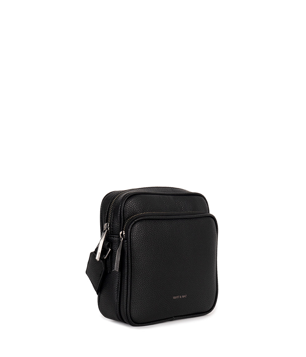 MARC Vegan Crossbody Bag - Grain | Color: Black - variant::black