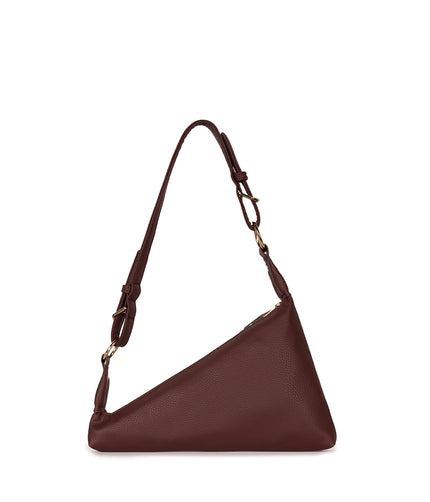 Matina Vegan Shoulder Bag – Grain | Color: Cherry - variant::cherry