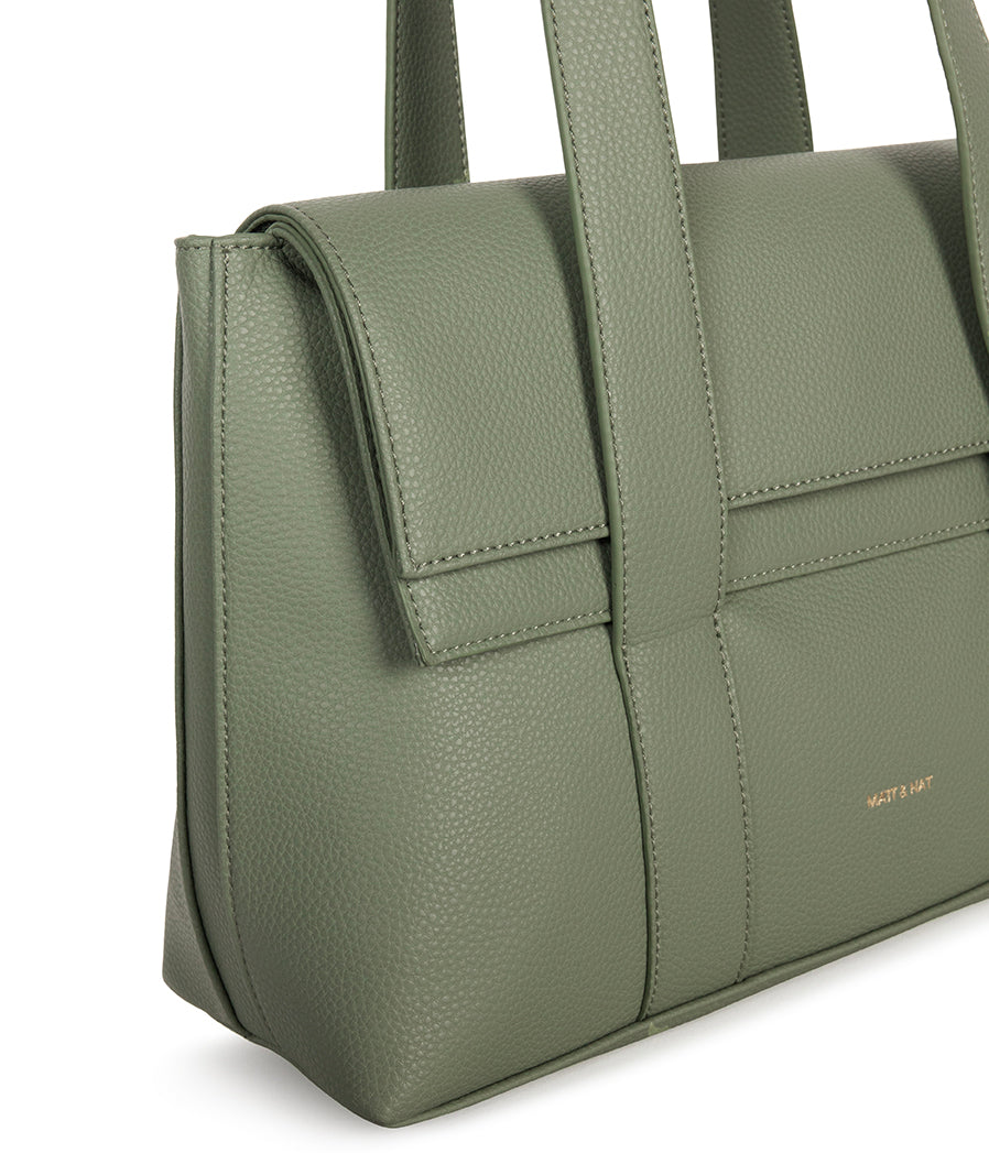 MOLLY Vegan Tote Bag – Grain | Color: Olivine - variant::olivine
