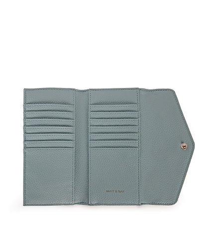 RAYE Vegan Wallet - Grain | Color: Aquamarine - variant::aquamarine