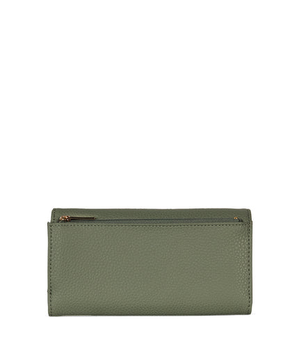 RAYE Vegan Wallet - Grain | Color: Olivine - variant::olivine