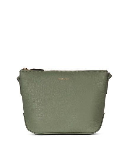 SAM Vegan Crossbody Bag - Grain | Color: Olivine - variant::olivine