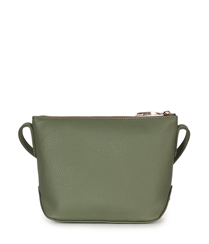 SAM Vegan Crossbody Bag - Grain | Color: Olivine - variant::olivine