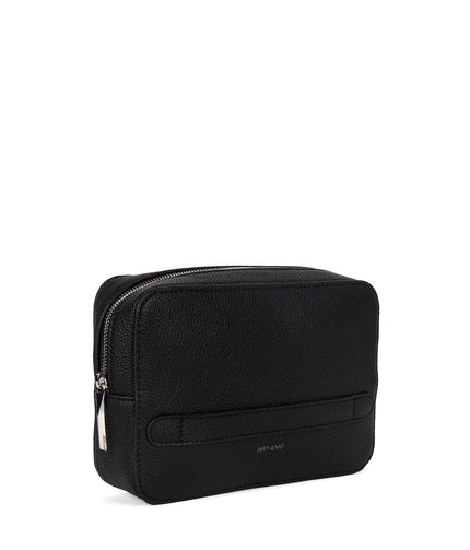 SAMUEL Vegan Pouch – Grain | Color: Black - variant::black