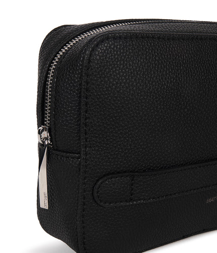SAMUEL Vegan Pouch – Grain | Color: Black - variant::black