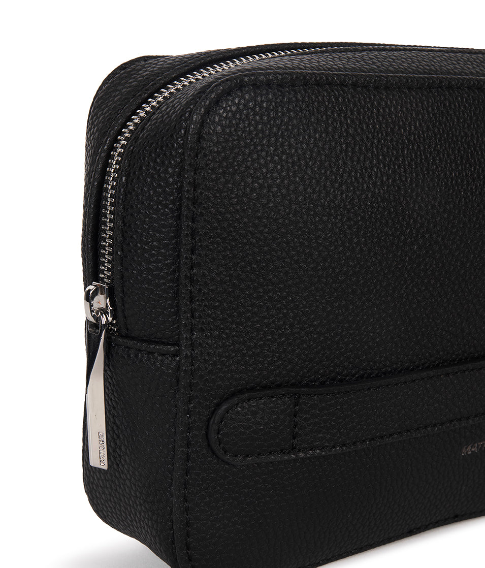 SAMUEL Vegan Pouch – Grain | Color: Black - variant::black