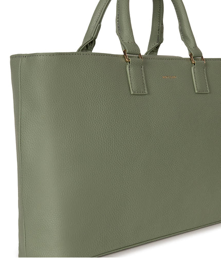 SEVYN Vegan Satchel - Grain | Color: Olivine - variant::olivine