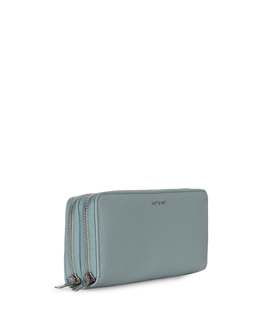 SUBLIME Vegan Wallet - Grain | Color: Aquamarine - variant::aquamarine