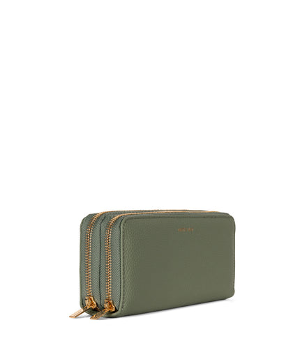 SUBLIME Vegan Wallet - Grain | Color: Olivine - variant::olivine