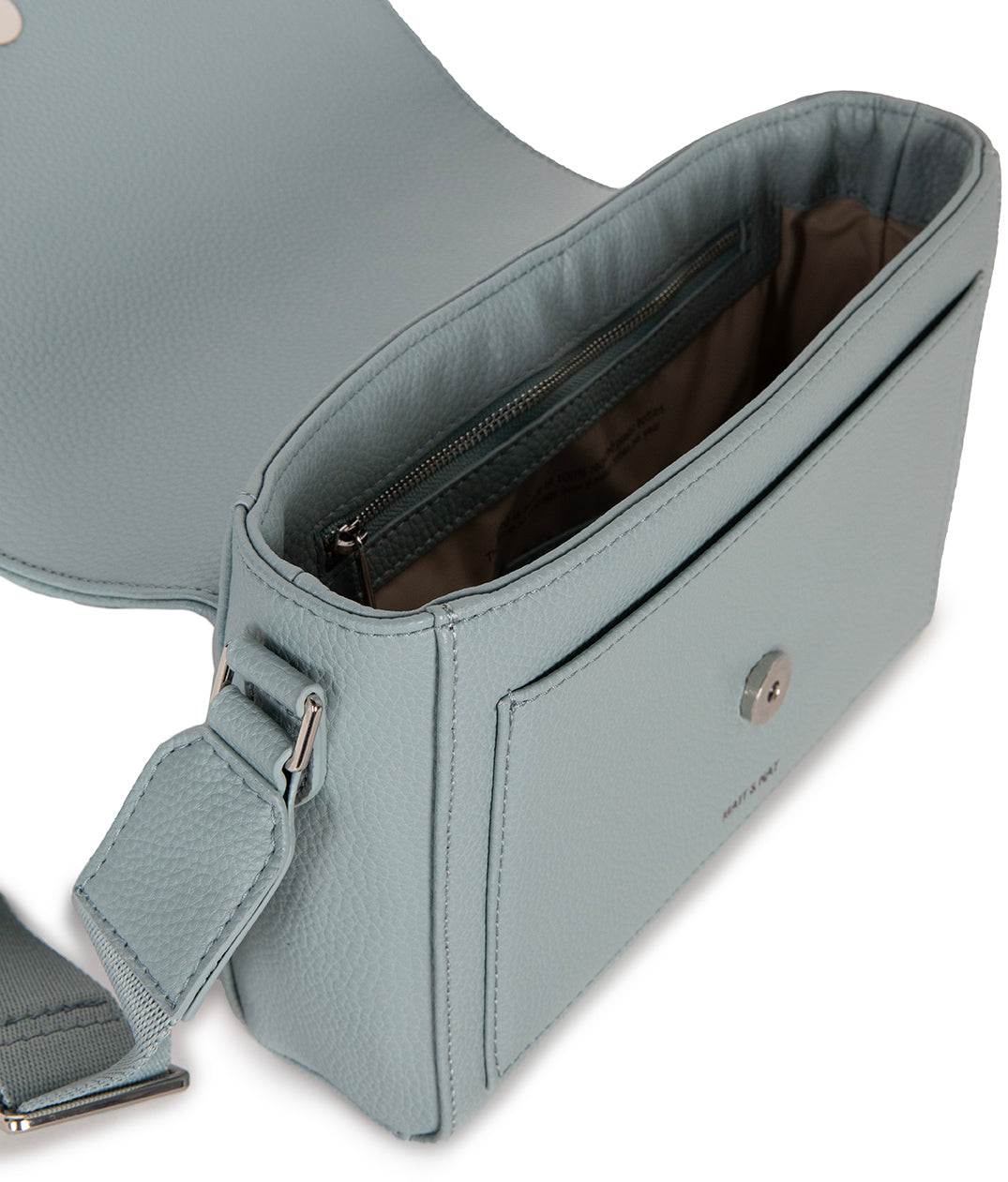 SUNNY Vegan Shoulder Bag – Grain | Color: Aquamarine - variant::aquamarine