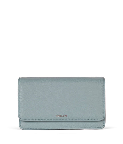 BEE Vegan Crossbody Bag - Grain | Color: Aquamarine - variant::aquamarine