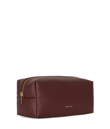 BLAIR Vegan Toiletry Case - Grain | Color: Cherry - variant::cherry
