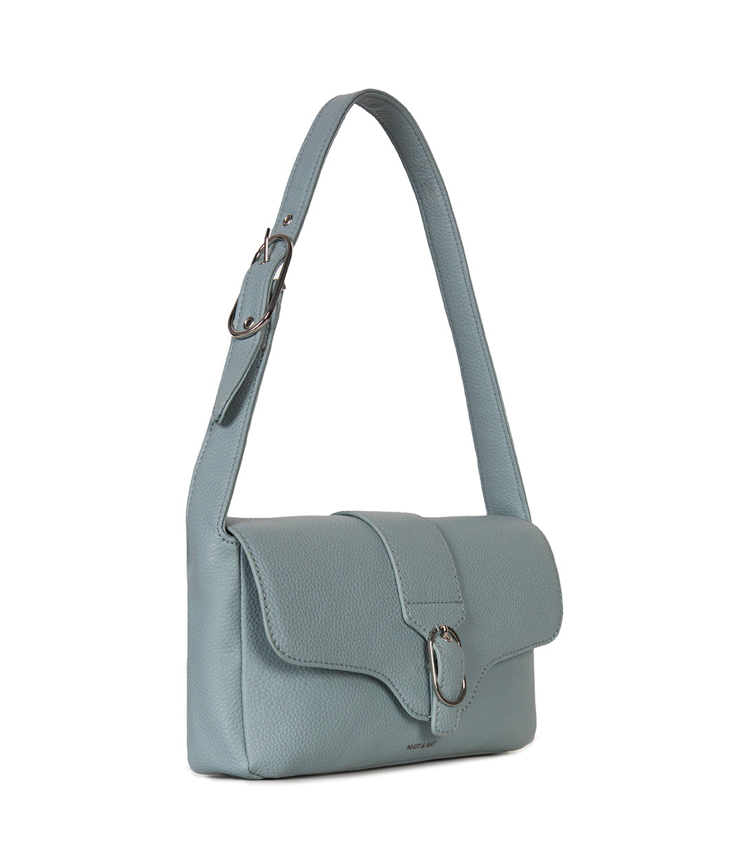ISABELLE Vegan Shoulder Bag – Grain | Color: Aquamarine - variant::aquamarine