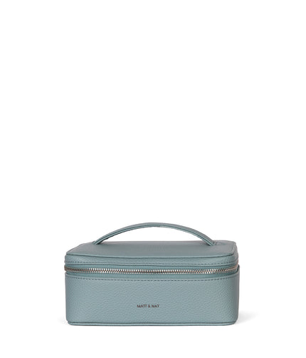 JULE Vegan Vanity Case - Grain | Color: Aquamarine - variant::aquamarine
