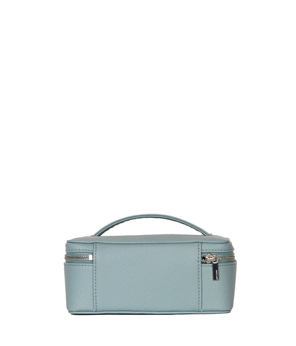 JULE Vegan Vanity Case - Grain | Color: Aquamarine - variant::aquamarine