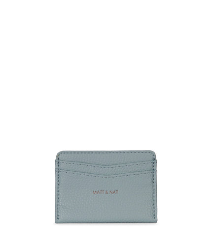 JUNYA Vegan Card Holder - Grain | Color: Aquamarine - variant::aquamarine