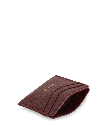 JUNYA Vegan Card Holder - Grain | Color: Cherry - variant::cherry