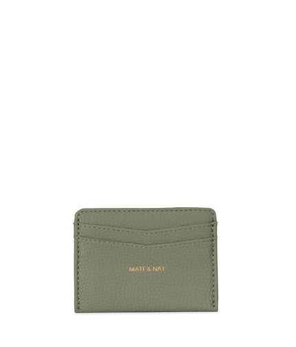 JUNYA Vegan Card Holder - Grain | Color: Olivine - variant::olivine