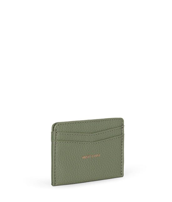 JUNYA Vegan Card Holder - Grain | Color: Olivine - variant::olivine