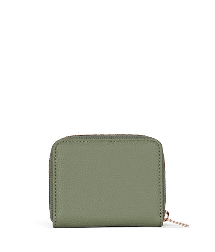 RUE Small Vegan Zip Wallet - Grain | Color: Olivine - variant::olivine