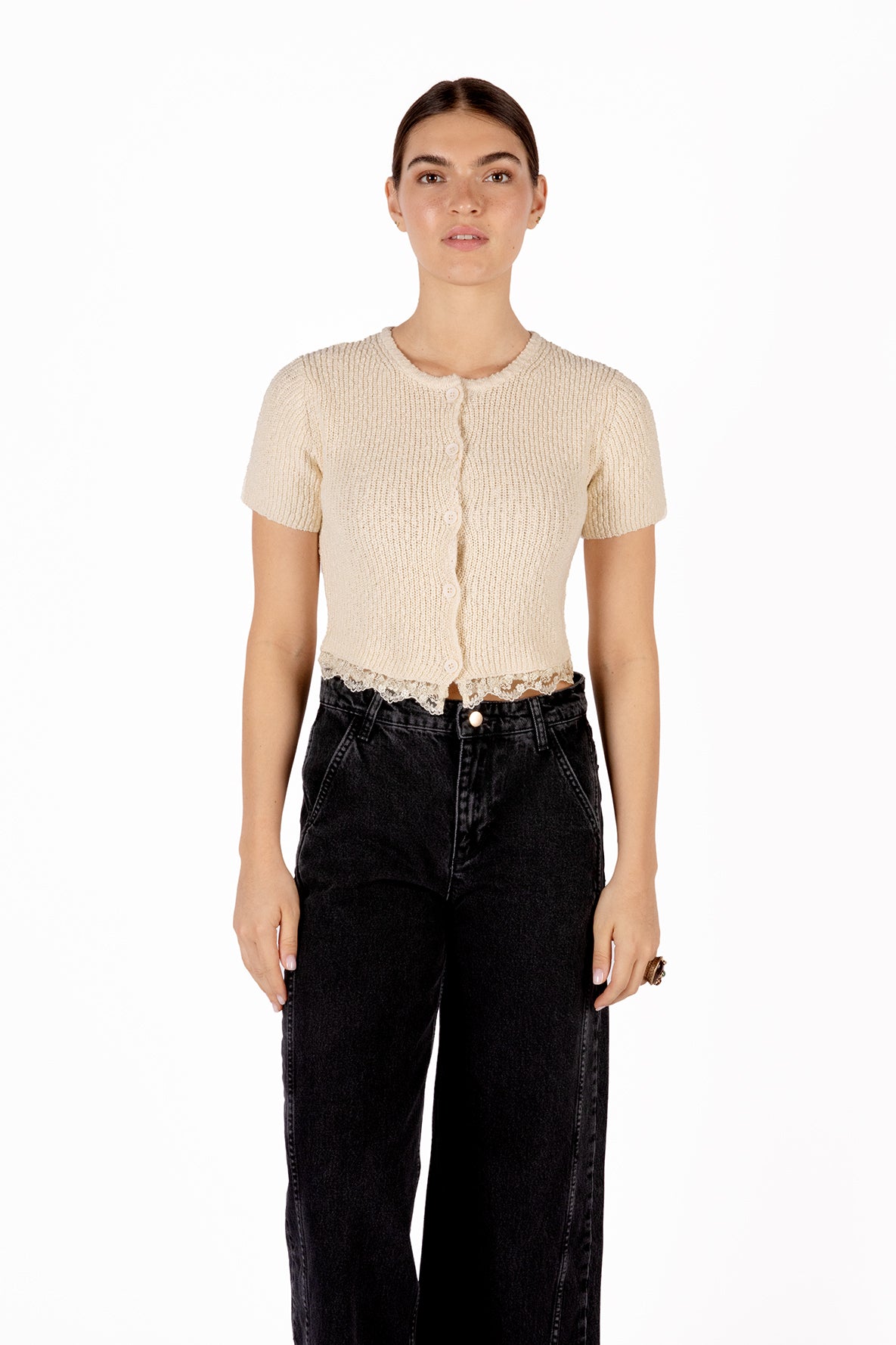 AYOU Knit Top | Color: Offwhite - variant::offwhite
