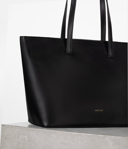 NINA Vegan Tote Bag - UPPEAL™ | Color: Black - variant::black