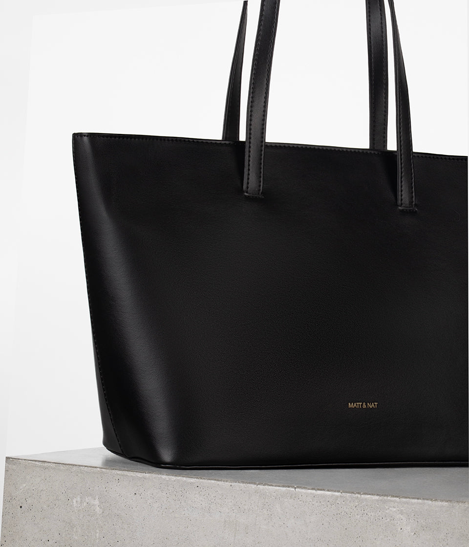 NINA Vegan Tote Bag - UPPEAL™ | Color: Black - variant::black