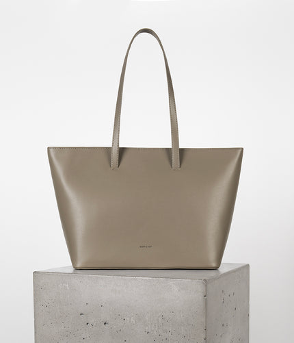 NINA Vegan Tote Bag - UPPEAL™ | Color: Cappuccino - variant::Cappuccino