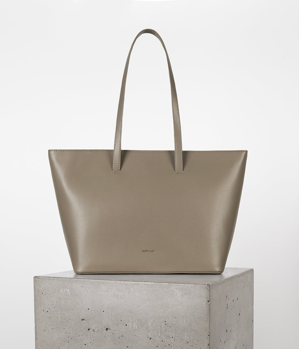 NINA Vegan Tote Bag - UPPEAL™ | Color: Cappuccino - variant::Cappuccino