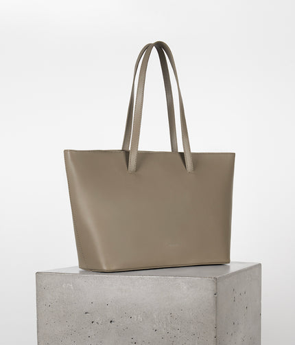NINA Vegan Tote Bag - UPPEAL™ | Color: Cappuccino - variant::Cappuccino