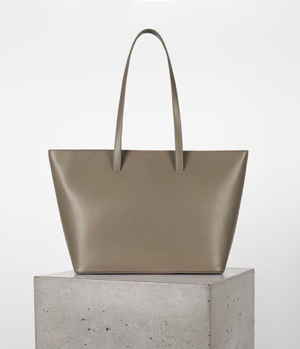 NINA Vegan Tote Bag - UPPEAL™ | Color: Cappuccino - variant::Cappuccino