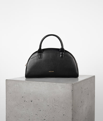 SUSANNA Vegan Satchel - UPPEAL™ | Color: Black - variant::black