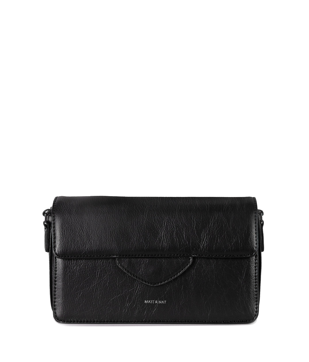 Venesa Vegan Crossbody Bag - Theme | Color: Black- variant::black