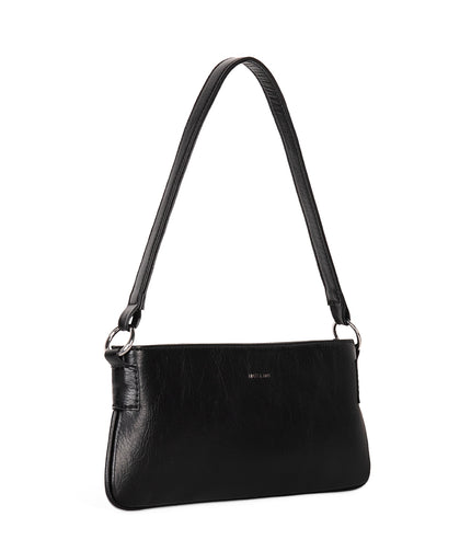 YVONNE Vegan Shoulder Bag - Theme | Color: Black - variant::black