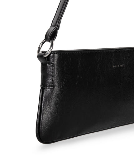 YVONNE Vegan Shoulder Bag - Theme | Color: Black - variant::black