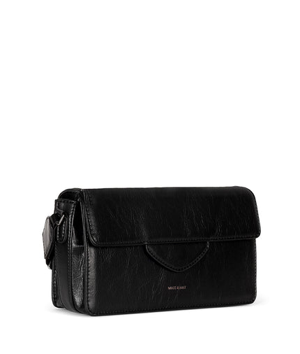 Venesa Vegan Crossbody Bag - Theme | Color: Black- variant::black