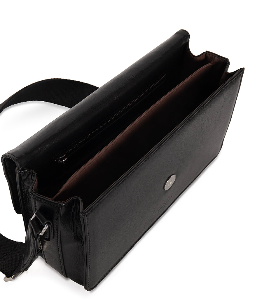 Venesa Vegan Crossbody Bag - Theme | Color: Black- variant::black