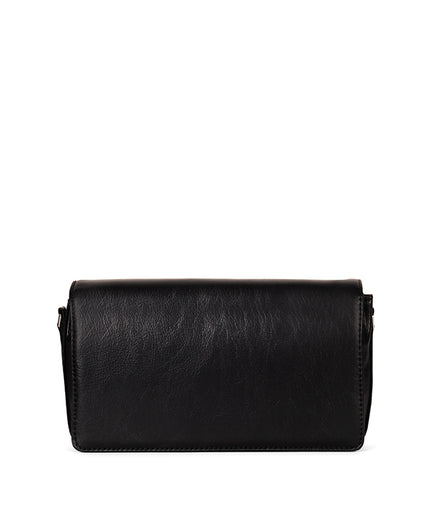 Venesa Vegan Crossbody Bag - Theme | Color: Black- variant::black