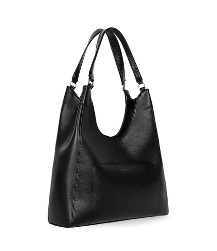 VERMONT Vegan Hobo Bag - Theme | Color: Black - variant::black